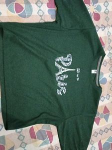 Green Paris Eiffel Tower T-Shirt