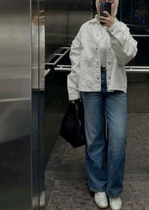 Vintage Off-White Denim Jacket