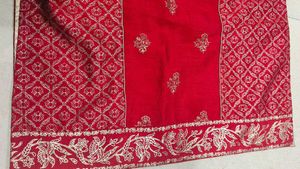 Elegant Red Embroidered Kurta women