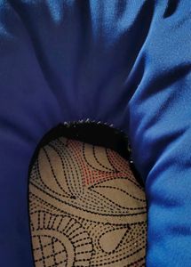 Travel Neck Pillow - Blue &amp; Geometric