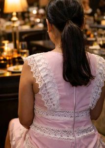Cute Pink Lace Dress