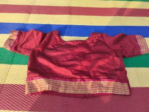 Green South Indian Saree with Blouse