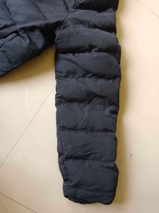 Black Puffer Bomber Jacket
