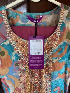 Embroidered Kurta with Dupatta Set