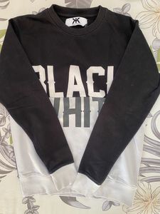 Black &amp; White Sweatshirt