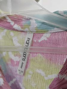 Colorful Heart Print Palazzo Pants