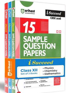 CBSE Set of 3 Sample Question Papers Book- PCM
