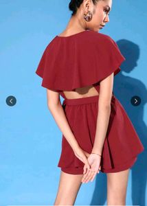 Red jumpsuit