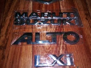 Maruti Suzuki Alto LXi Chrome Emblems