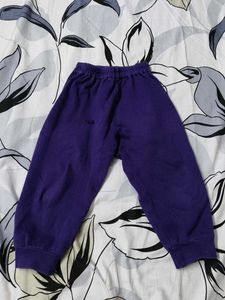 Baby Girl Purple Joggers