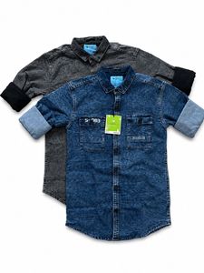 Men's Washed Denim Shirt - Pack of 2