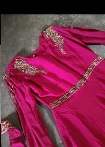 Elegant Pink Ethnic Gown