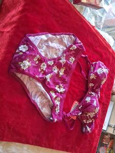 Floral Print Lingerie Set