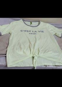 Light Green C'est La Vie Paris T-Shirt (not a sing