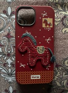 Iphone 13/14 Red Horse Phone Case