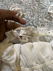White Smocked Cami Top