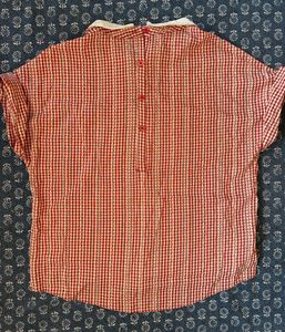Red Gingham Top