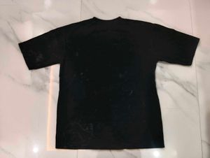 Black Graphic Butterfly T-Shirt