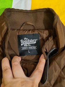 Stylish Quilted Brown Jacket