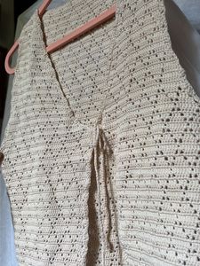 Crocheted Lace Vest