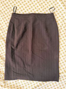 Classic Pinstripe Pencil Skirt