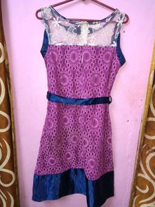🎀SALE🎀Chic Purple Lace Dress