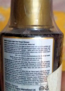 Wow Apple Side Vinegar Shampoo