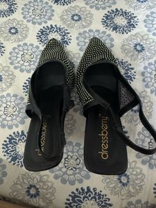 Dressberry Embellished Slingback Heels