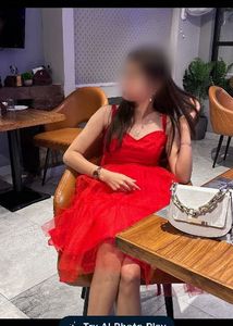 Stunning Red Tiered Party Dress