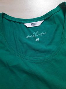 Emerald Green H&amp;M Basic Tee