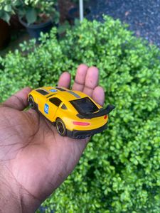 Yellow Race Car Toy