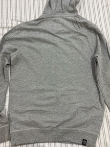 unisex oversized  "Being Human" Grey Hoodie