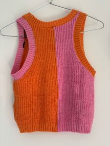 Colorblock Knit Tank Top