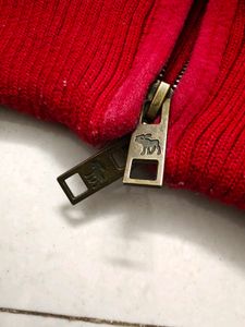 OG Vintage Y2K Abercrombie &amp; Fitch Red Sherpa-Line
