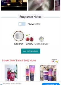 Bbw Sunset Glow  10ml DECANT