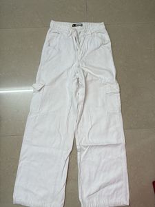 White Cargo Pants