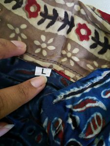 Blue Paisley Print Kurta