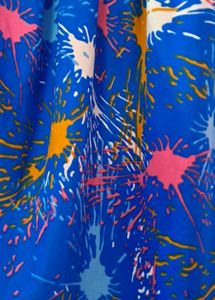 Boho Blue Printed Dhoti Pants