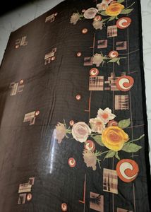 Dark Brown Material 1.5 Metres