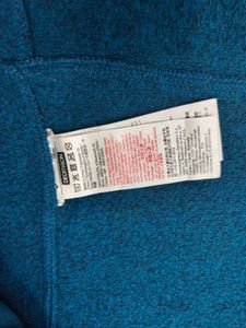 Quechua Blue Hooded Fleece Jacket