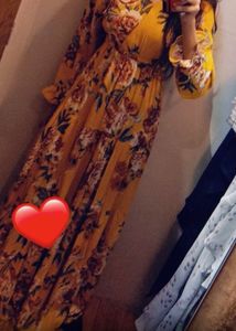 Floral Print Maxi Dress