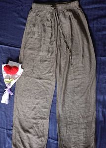 Casual Linen Blend Wide Leg Pants