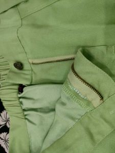 Light Green Wide Leg Pants