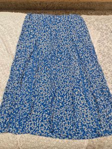 Blue Floral Maxi Dress