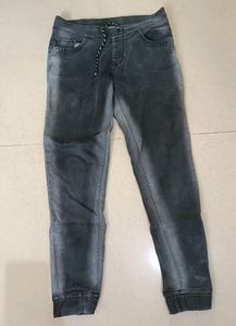 Stylish Grey Wash Jogger Jeans