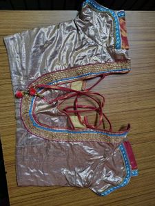 pink blue lehenga choli