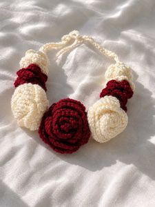 Handmade Crochet Flower Hairband