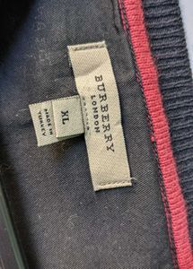 Burberry V-Neck Knit Sweater
