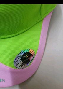 Neon Green &amp; Pink Adidas Cap