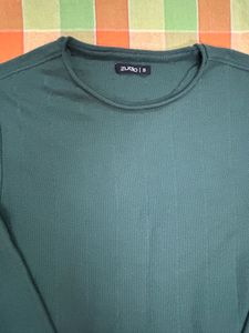Men's Teal Long Sleeve T-Shirt